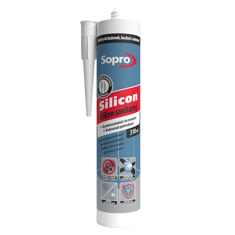 Silikon sanitarny SOPRO 310ml jaśmin 28