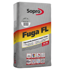 Fuga FL SOPRO szeroka elastyczna betonowa szara z trasem 2-20mm 25kg