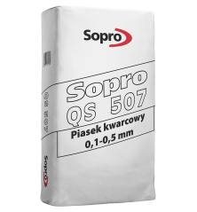 Piasek kwarcowy SOPRO QS507 25kg (0,1mm - 0,5mm)